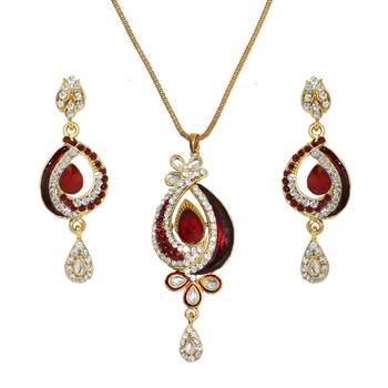 Maroon pendants 2