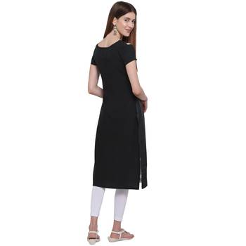 Maroon printed crepe ethnic-kurtis 3