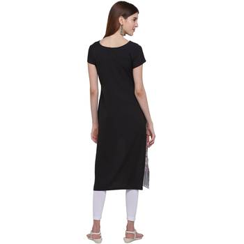 White printed crepe ethnic-kurtis 3