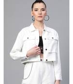 White Boxy Denim Jacket