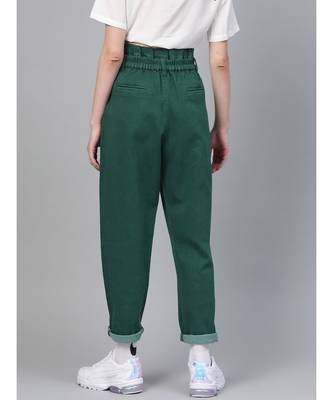Emerald Green Slouchy Jeans 3