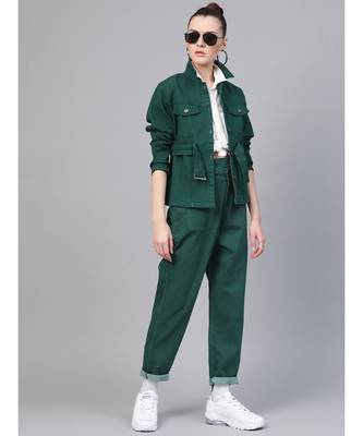 Emerald Green Slouchy Jeans 4