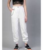 White Hip-Hop Streetwear Cargo Pants