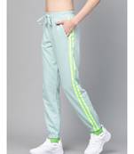 Sea Green Terry Contrast Side Tape Jogger