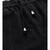 Black Corduroy Street Style Drawstring Pants