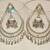 Beautiful light weight ethnic oxidised silver earring
