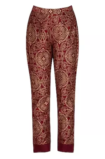 Show Shaa Barn Red SCOTTISH THISTLE KURTA SET