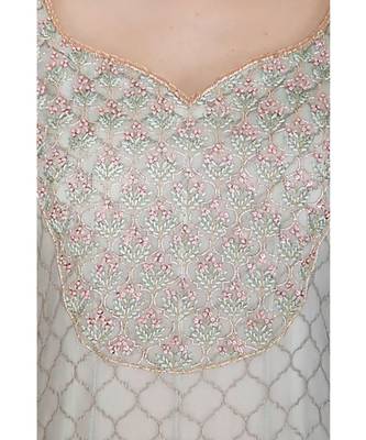 Show Shaa UNCOMPLICATE YOURSELF MOROCCAN KHIRKI ANARKALI SET - Mint 4