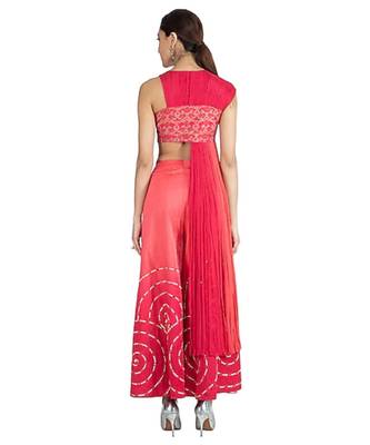 Show Shaa Assymetric SIDE PANEL CHIFFON TOP & SPIRAL Evil Eye FLARED PANT 2