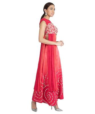 Show Shaa Assymetric SIDE PANEL CHIFFON TOP & SPIRAL Evil Eye FLARED PANT 3