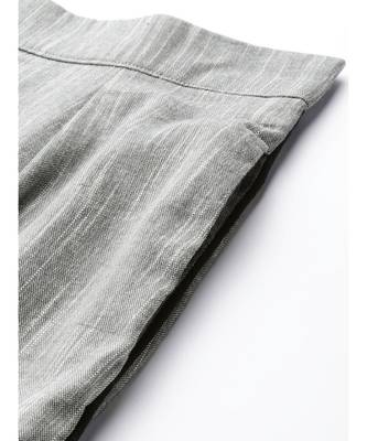 grey printed cotton a-line skirt 5
