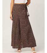 black plain cotton relaxed fit trouser pant