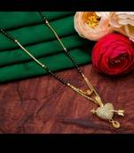 White diamond mangalsutra