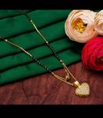 White diamond mangalsutra