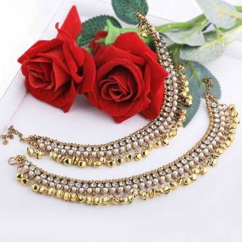 White diamond anklets 1