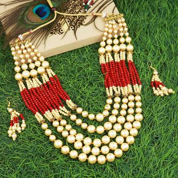 Multicolor mother of pearl designer-jewellery 1