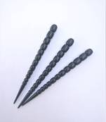 Black Ebony Wooden Hair stick Self Design hair-accessories