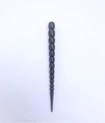 Black Ebony Wooden Hair stick Self Design hair-accessories 2