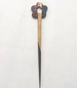 Handcarved flower Wooden Hair stick hair-accessories