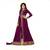 Purple embroidered georgette salwar
