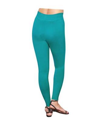 Aqua Blue  ankle length premium shapewear leggings for ladies & girls 4