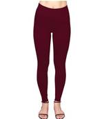 Coffee Brown  ankle length premium shapewear leggings for ladies & girls