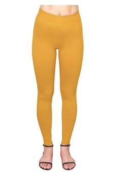 Golden Yellow  ankle length premium shapewear leggings for ladies & girls