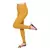 Golden Yellow  ankle length premium shapewear leggings for ladies & girls