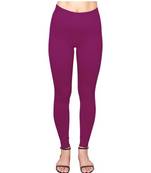 Purple  ankle length premium shapewear leggings for ladies & girls