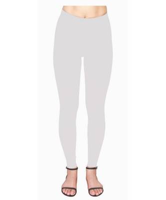 Peace White ankle length premium shapewear leggings for ladies & girls 1