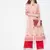 Peach embroidered cotton kurtas-and-kurtis