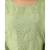 Women's  Pista Green Chanderi & Cotton Embroidered Straight Kurta