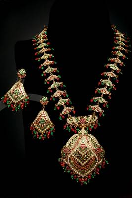 Multicolor pearl necklace-sets 1