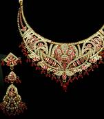 Red pearl necklace-sets