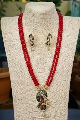 Red onyx necklace-sets 1
