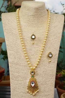 Gold onyx necklace-sets 1