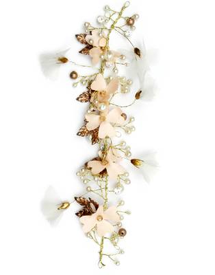 Beautiful 1 Pc Multicolor Bridal Flower Hair Accessory/ HeadPiece for Women and Girls 1