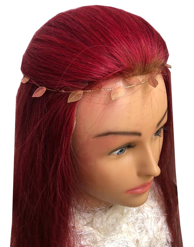 Beautiful 1 Pc Golden Bridal Flower Hair Accessory/ HeadPiece for Women and Girls