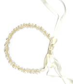 Beautiful 1 Pc White Bridal Flower Hair Accessory/ HeadPiece for Women and Girls