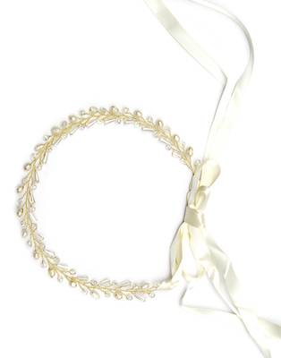 Beautiful 1 Pc White Bridal Flower Hair Accessory/ HeadPiece for Women and Girls 3