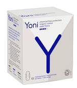 Yoni Organic Cotton Chemical Free Sanitary Pads With Wings For Women (Heavy)