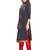 Dark-grey hand embroidery cotton salwar