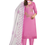 Baby-pink hand embroidery cotton salwar