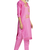 Baby-pink hand embroidery cotton salwar