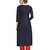 Navy-blue gotta patti cotton salwar