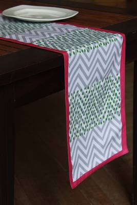 multicolor printed polyester table runner 1