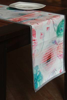 multicolor printed cotton table runner 1