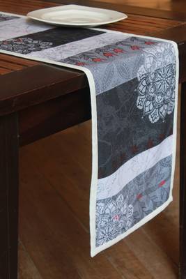multicolor printed cotton table runner 1