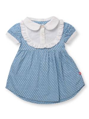 Multicolor printed cotton girls-dresses 1