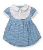 Multicolor printed cotton girls-dresses